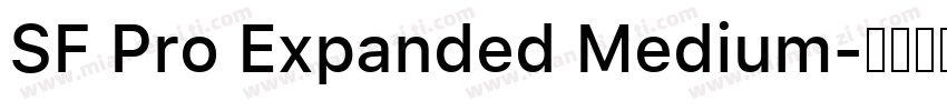 SF Pro Expanded Medium字体转换